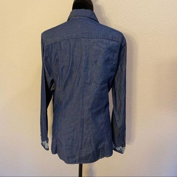 Bit n Bridle - Jean western cowgirl shirt large - Picture 6 of 8